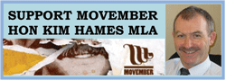 Support Kim Hames in Movember