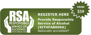 Register here for RSA Nationally Accredited - from $59